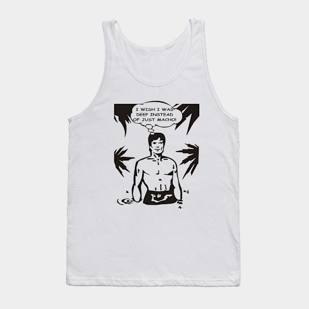 Sting - Macho Tank Top by Dreamteebox